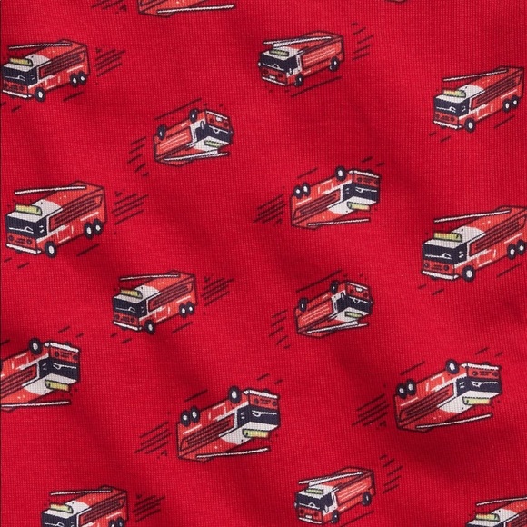 Baby Gap Organic Firetruck Pajamas - Picture 3 of 3